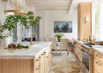 Stylish Combinations: Quartz Countertops With Oak Cabinets For A Timeless Kitchen Design